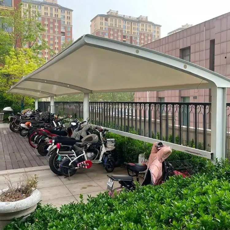 凤凰县膜结构电动车棚